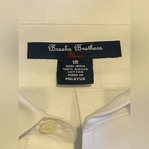 EUC Brooks Brother’s white button down size 18